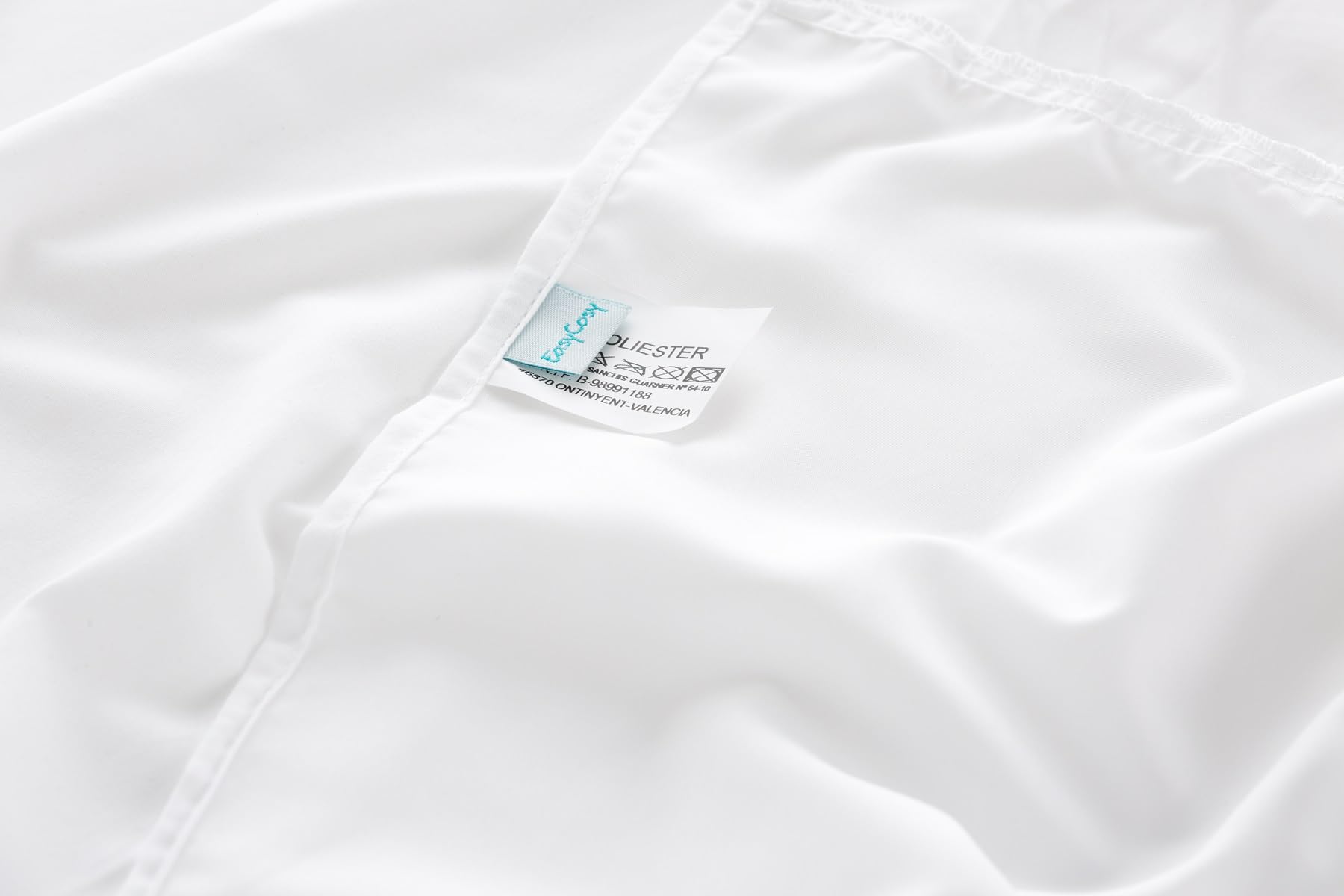 EasyCosy Mantovana Giroletto Atenea - Copriletto Con Volant 32 Cm, Grigio (180x190/200 Cm) - Foto 4