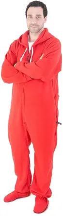 Forever Lazy Footed Adult Onesies – Detachable Feet, Unisex
