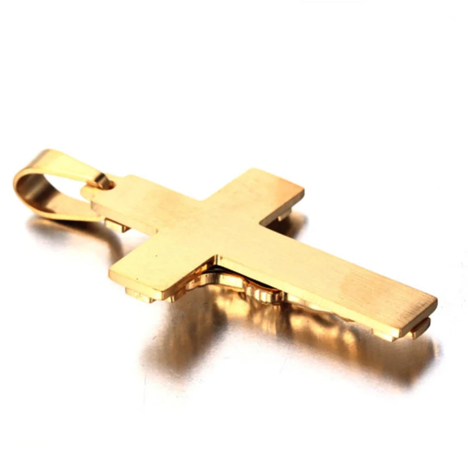 SiVaji Necklace Halskette Ketten Schmuck Herren Frauen Anhänger Necklacereligiös Jesus Kreuz Anhänger Männer Halsketten Männlich