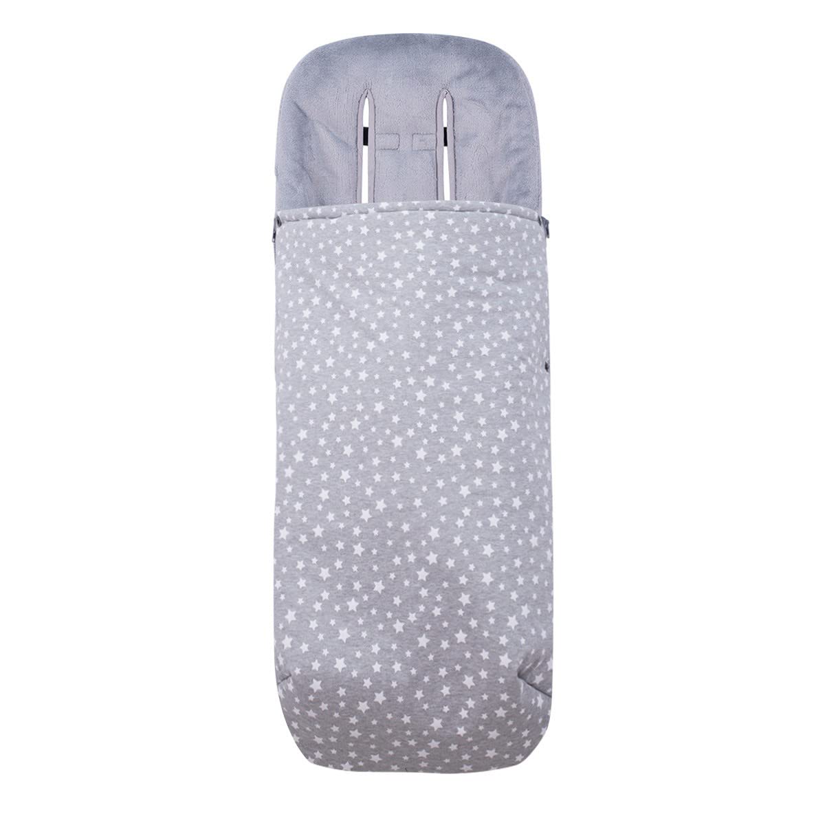 JYOKO KIDS Saco Gemelar, Babyzen YoYo compatible con Bugaboo Donkey (POLAR, WHITE STAR)