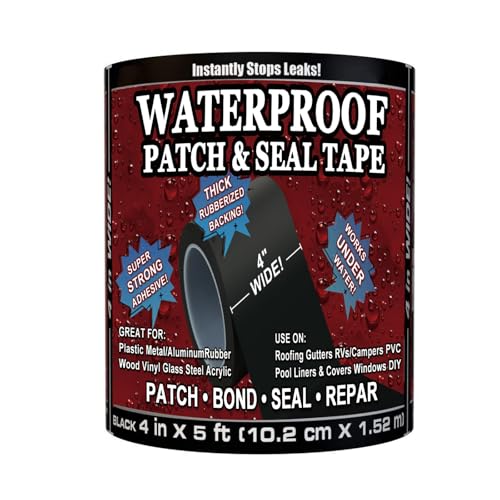 ITAKITE Flexible Rubberized Waterproof Tape | Leak Repair Tape for RV Roof/Plumbing/Pools |...