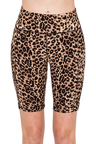 Image of ALWAYS Women's High Waist Bike Shorts - Athletic Workout Tummy Control Stretch Running Yoga Pants