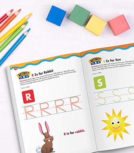Big Skills for Little Hands® Trace Letters Workbook—Alphabet, Letters, Sounds, Handwriting Practice, Tracing Activity Book for Preschool–Kindergarten (32 pgs)