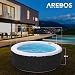 Arebos Spa Hinchable Piscina de hidromasaje | Jacuzzi | hinchable | redonda...