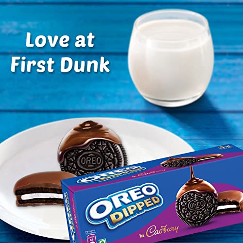 Image of Cadbury Oreo Dipped Chocolate Cookie, 150G (Pack of 4)