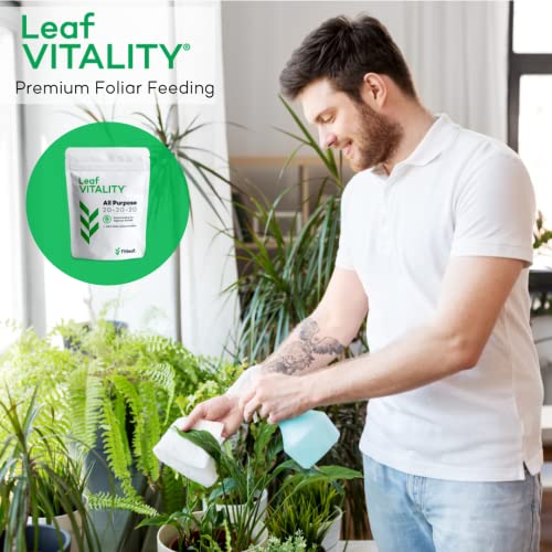 Fitleaf Leaf Vitality All Purpose 20-20-20 (3.52 Oz) – Premium Foliar Feed Water Soluble Fertilizer To Spray For All Plants – Promotes Biomass Growth And Vibrant Leaf Color, Complete Plant Nutrition With Amino Acids (3.53 Oz) #TOP3