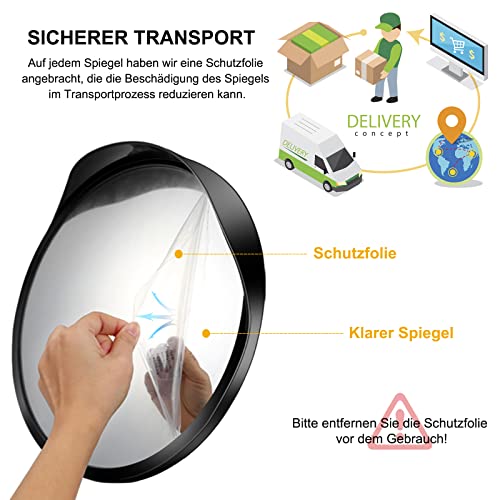Miroir de circulation pour angle mort éliminant les risques de collision