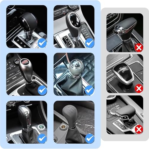 Persiiious 4 Pieza Sudadera Marchas Coche, Shift Knob Hoodie, Funda Cubierta Palanca Cambios, Sudadera Palanca Cambios, Decoración y Protección de Coche, Para la Mayoría de los Vehículos – vue 4