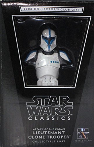 Gentle Giant Star Wars Episode II Blue Clone Trooper Lieutenant Classics Bust