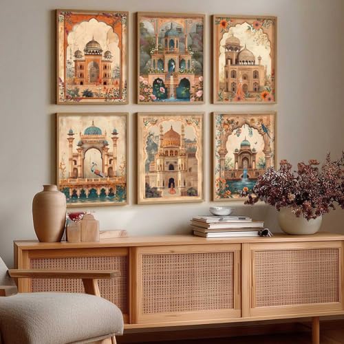 Image of kotart Traditional Madhubani Art Paintings with Frame for Home Decoration - Traditional Framed Painting for Living Room Bedroom Office Decor - Pichwai Wall Art Painting for Wall Decoration - (10x13 inch, B)