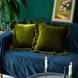 Velvet Throw Pillow Cover...