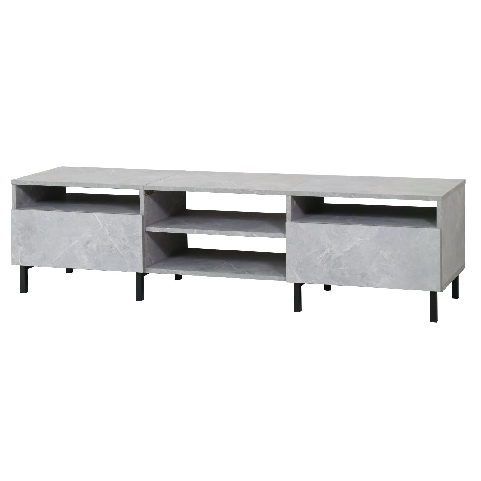 Amazon｜DORIS ドリス テレビボード テレビ台 幅150 収納付き オープン