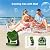 Ausic Portable Misting Camping Fan, 8" Outdoor Cooling Fan with LED Light, Water Spray, Hook, [Max 35H] Battery Operated Rechargeable Fan for Sports Sidelines, Patio, Beach, Tent, Travel