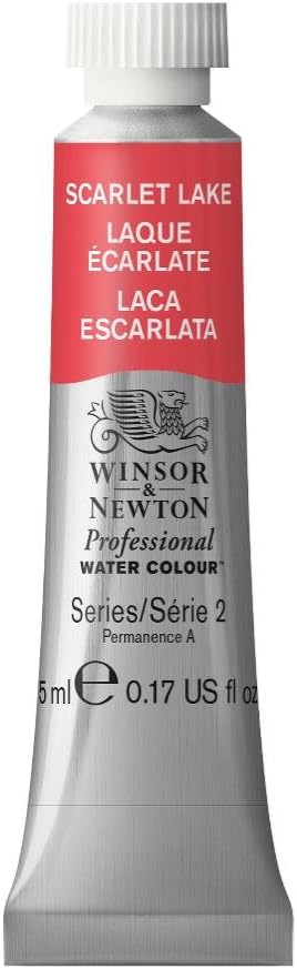 Winsor & Newton Professional Watercolor Tube 5ml - Scarlet Lacquer