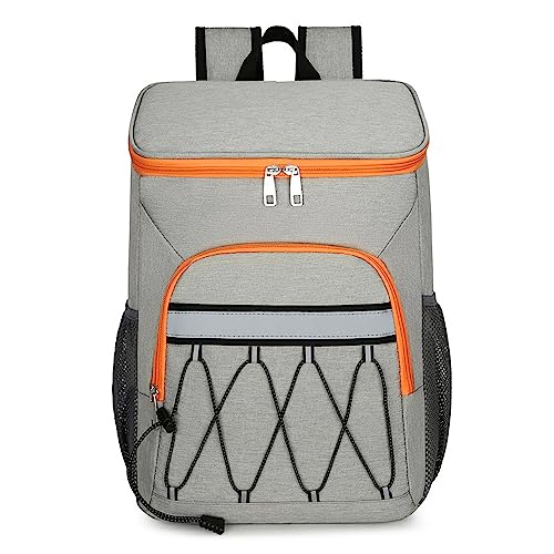 Lixada Kühlrucksack, Oxford-Tuch Thermotasche, Auslaufsicher, Isolierter Kühltasche Rucksack für Damen und Herren für Strand, Camping, Picknick, Angeln, Wandern