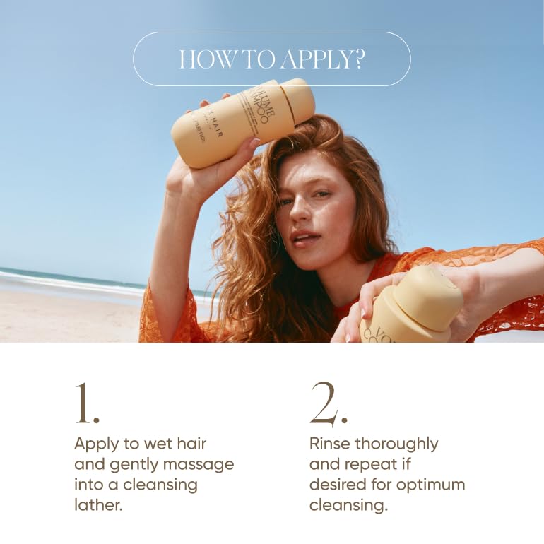 NAK Signature Volume Shampoo 350ml - Volumizing, Sulfate-Free Formula to Add Body & Bounce for Fine, Flat Hair with Peptides & Vegan Complex