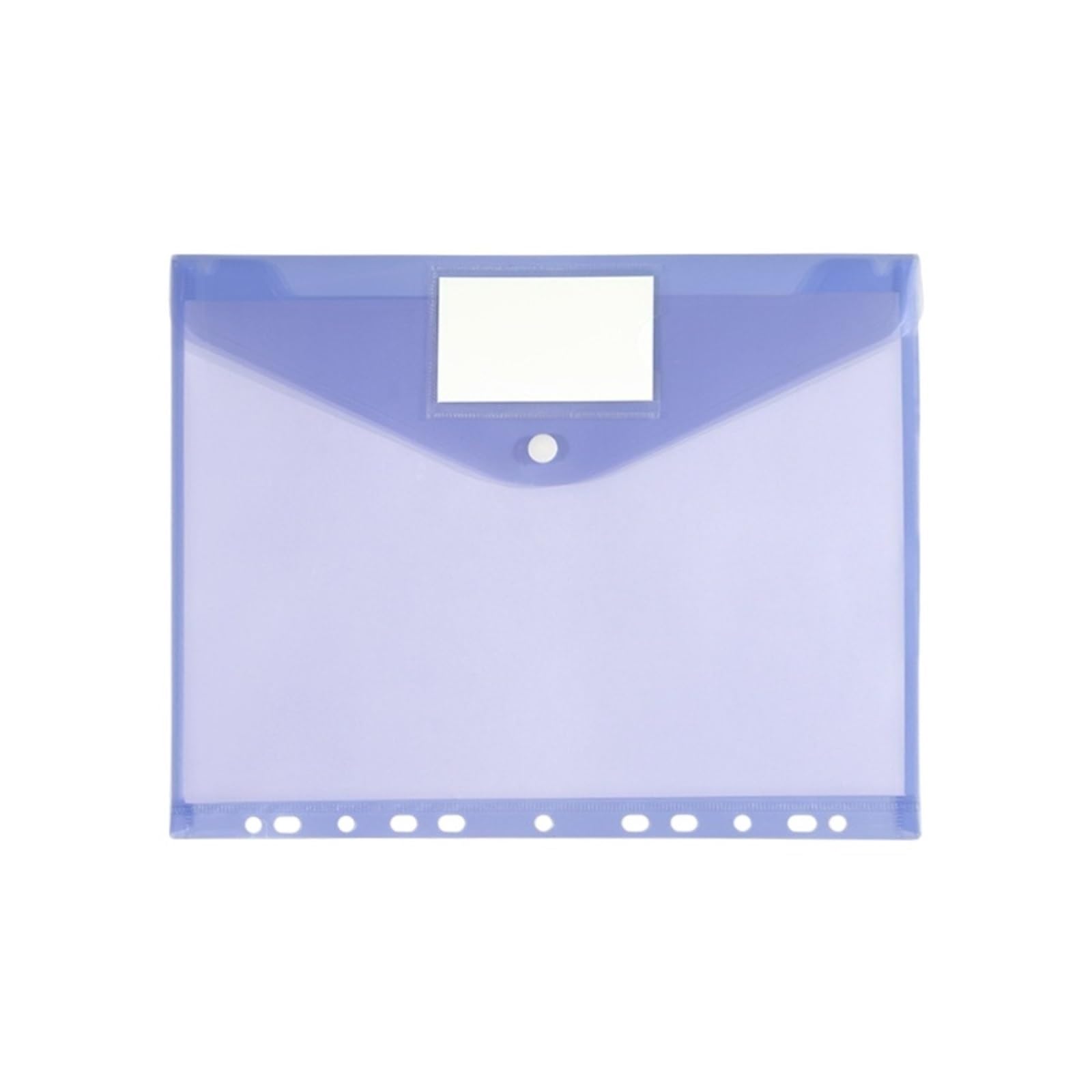 Przezroczysty folder z tworzywa sztucznego, 30 szt. A4, 11 otworów, rozszerzalna, perforowana, kieszonkowa, kopertowa, teczki, organizer, wielokolorowa(Blu)