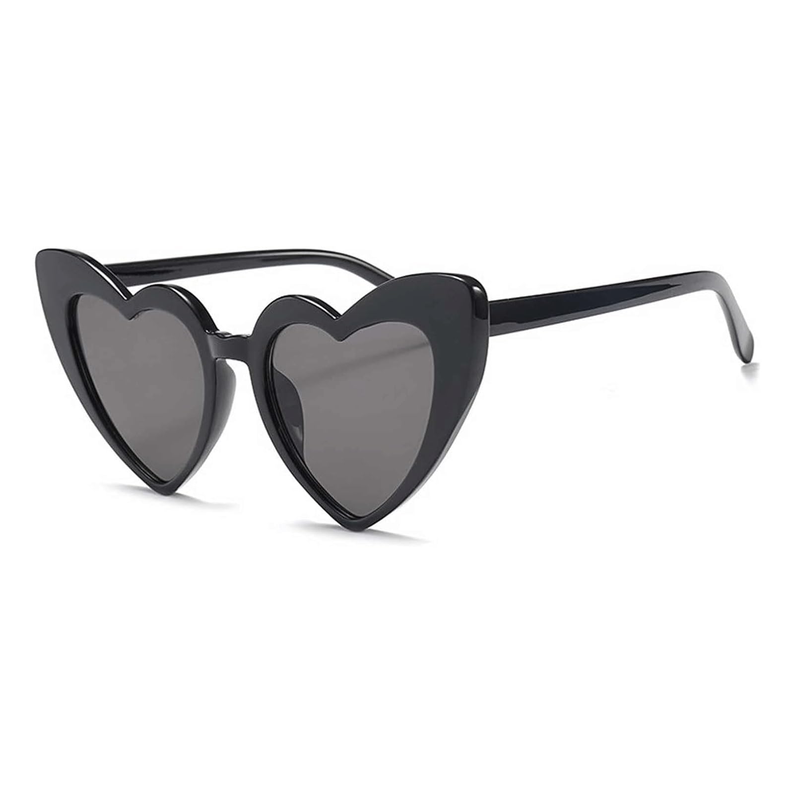Gafas de resina for mujer con monturas creativas de corazón noir