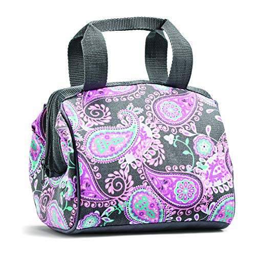 Fit and Fresh 902FFST808 Charlotte Insulated Lunch Bag for Women, 9" x 6"