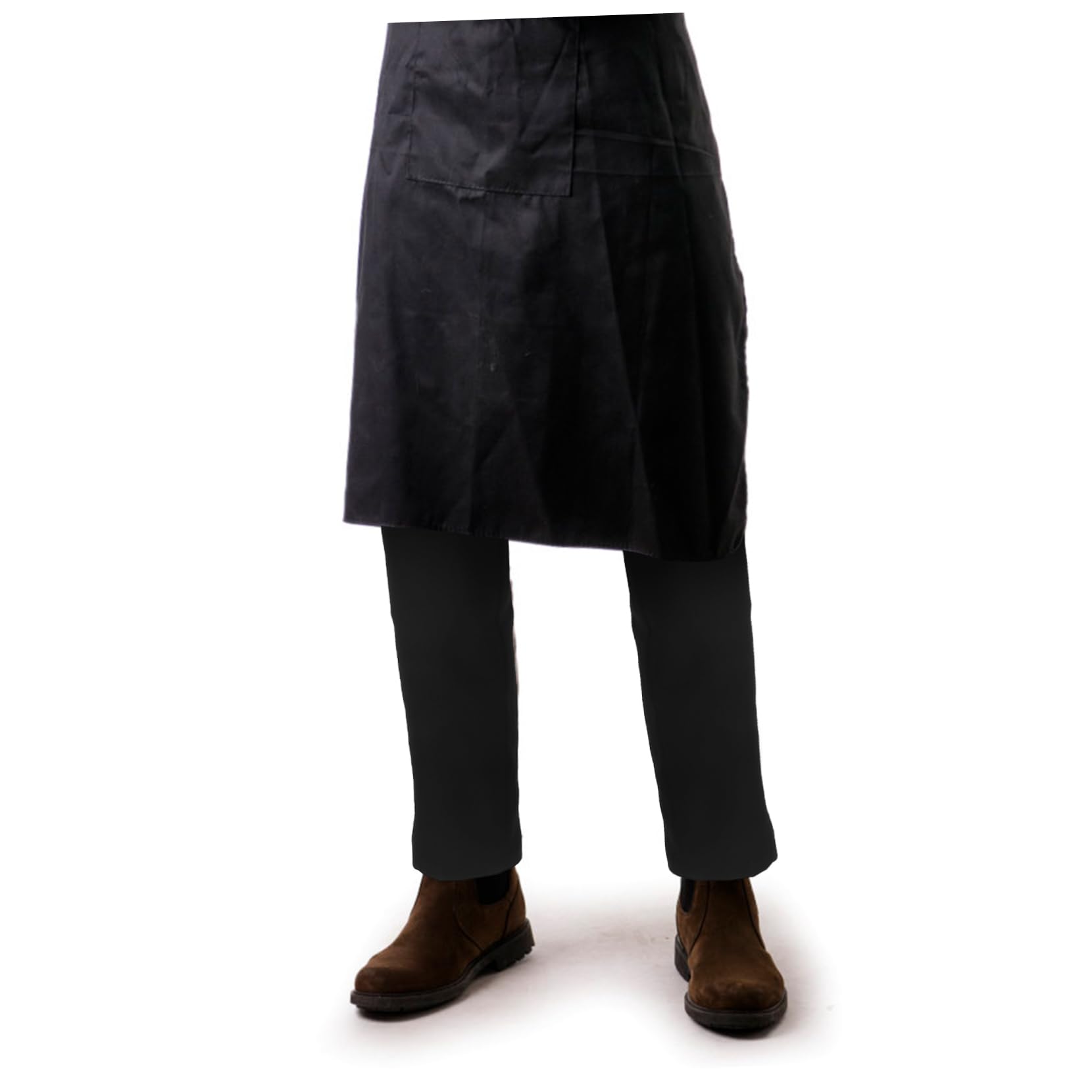 CLISPEED Pantalon de Chef Unisexe Noir en Polyester Respirant et Résistant à l'huile, Cuisine et Restaurant, en Tailles L, XL, XXL, XXXL