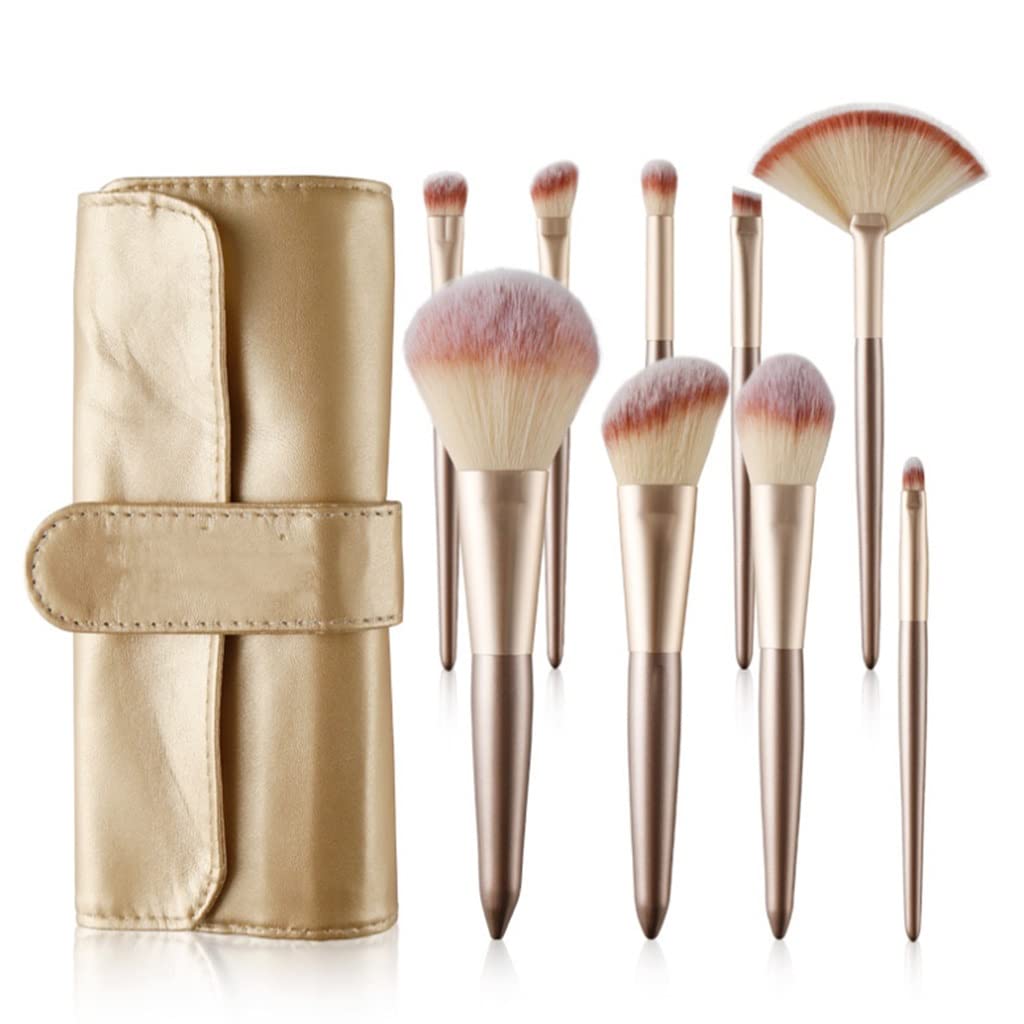 9-teiliges Make-up-Pinsel-Set für Kosmetik, Foundation, Puder, Rouge, Lidschatten, Blending, Make-up-Pinsel