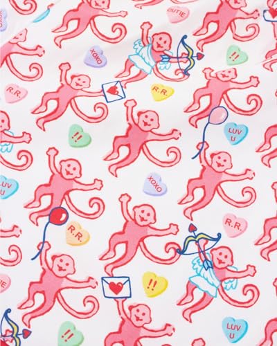 Image of Womens Y2k Preppy Pajamas Set, 2 Piece Button Down Monkey Beach Shorts Set Holiday Vacation Loungewear Pjs for Jammies Back to School Party Birthday Gifts(Be My Monkey, Small)