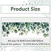 GORGECRAFT 15x46inch Large Eucalyptus Leaves Window Clings Spring Green Leaf Static Window Decals Summer Hanging Vine Window Stickers Double-Sided Non Adhesive Static Vinyl Film for Glass Sliding Door #1