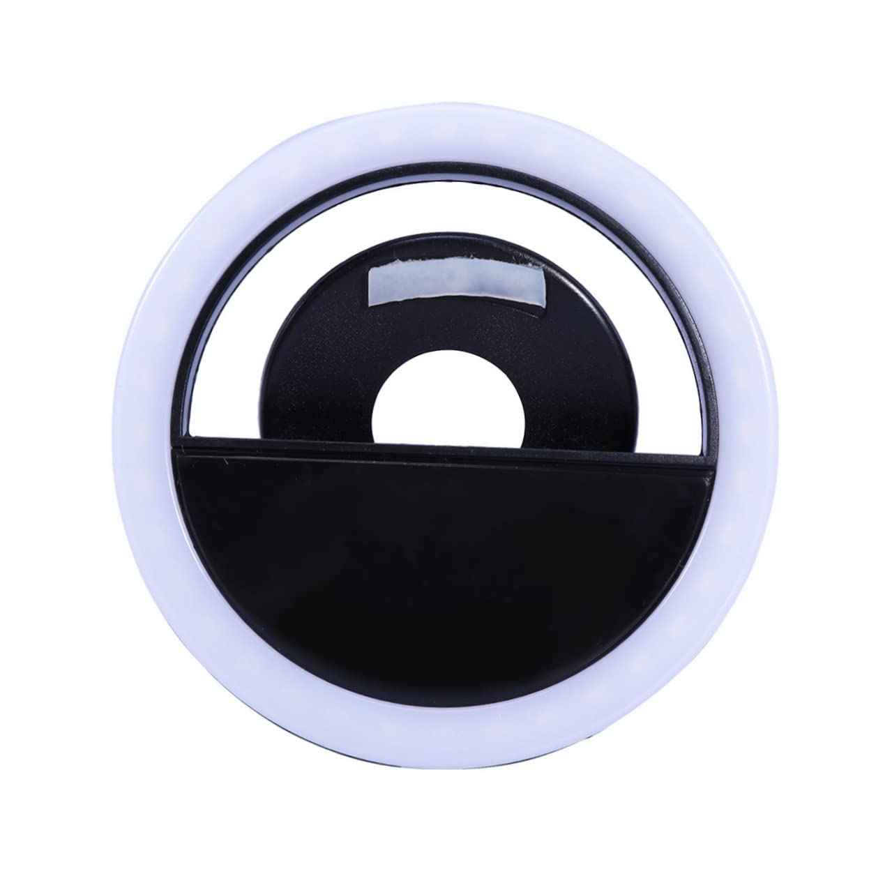 BIUDECO Phone Ring Light Clip Selfie Ring Light 3 Modes Rechargeable Led for Photography Video Calls Nightlife