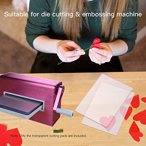 Zwbfu 2pcs Almofada de Corte Transparente Acessório Durável Placa de Material de PC Almofada de Subs