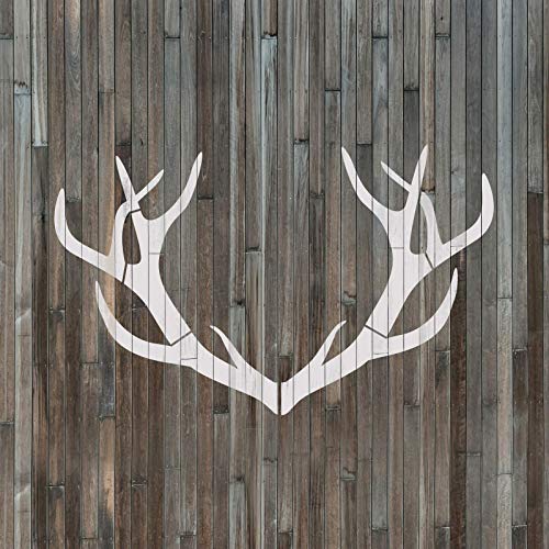 Deer Antlers Stencil - Outdoor Camo Buck Stencil for Camping - Thumbnail 4