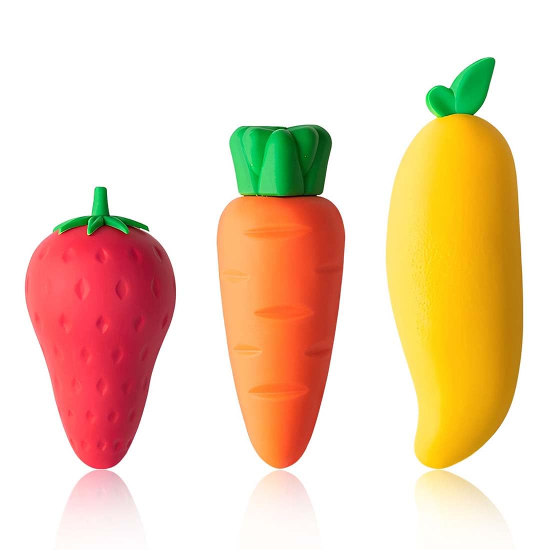 Gommes Effaçables Multicolores Fruits pour École et Bureau