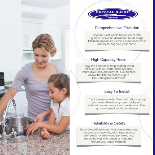 Crystal Quest Whole House Filter in Use