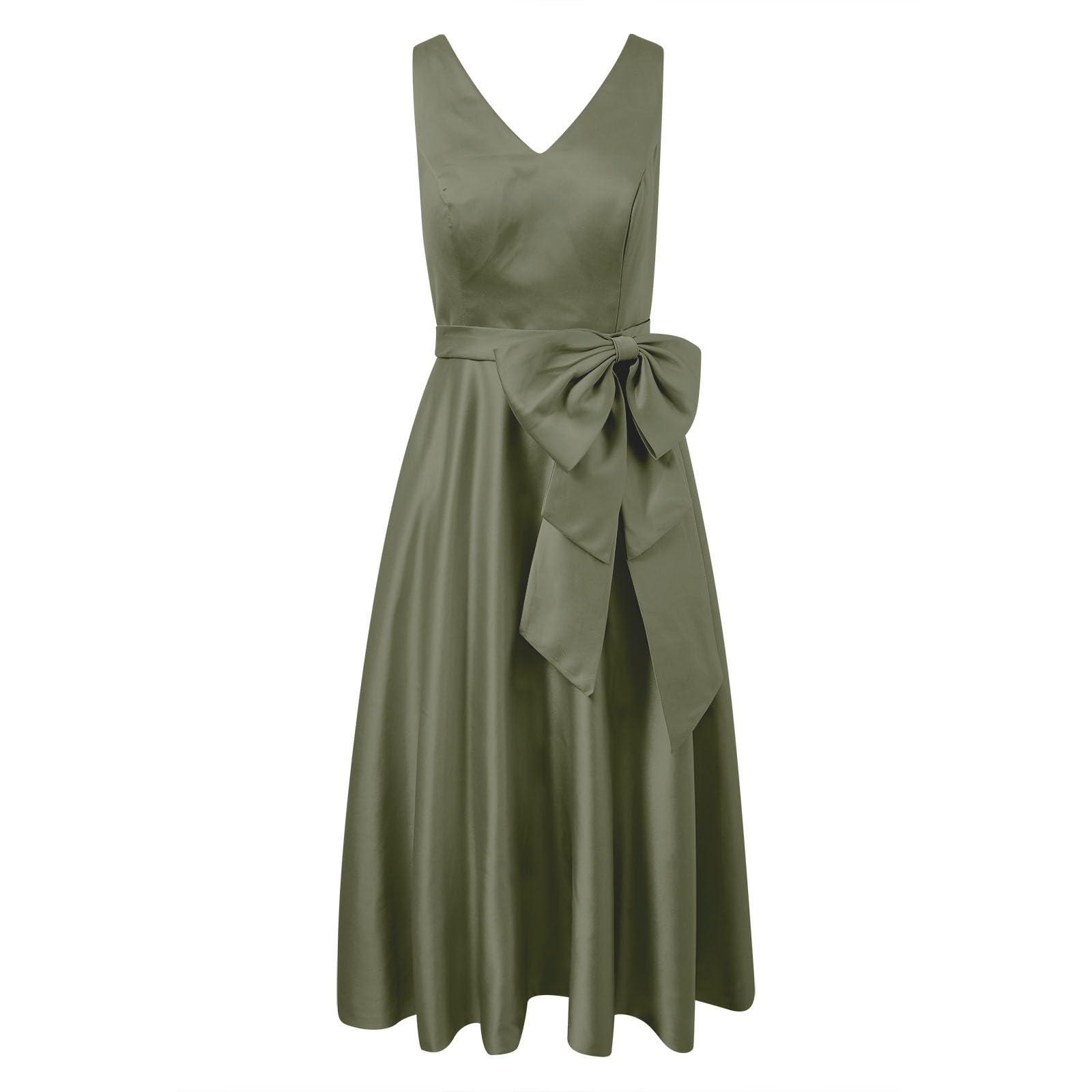 Elegante Abito da Sera Formale in Raso, Abito da Banchetto per Feste e ricevimenti, con Design e vestibilità Comoda.