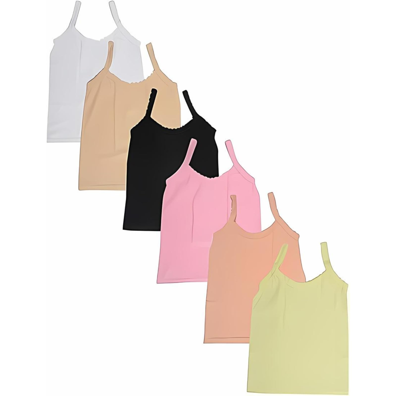 Girl's Cotton Slip (Pack of 6)