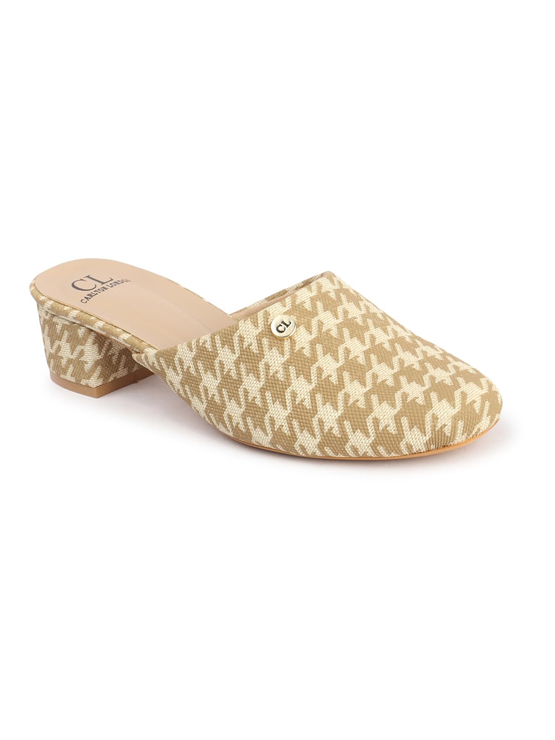 carlton london Women Stylish Slipon Casual Wear, Party and Formal Wear Mule with Block Heels-picture-22