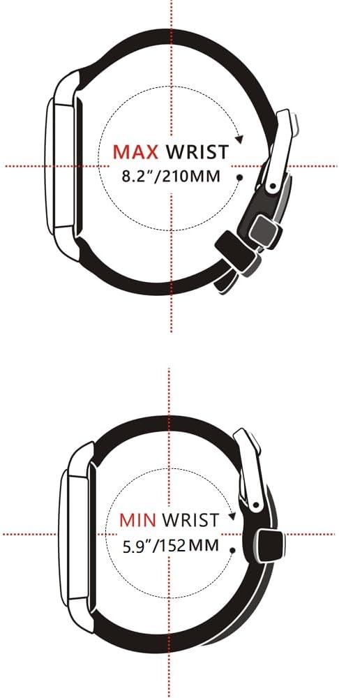 Crafter Blue CB51 Watch Strap Professional Diver Straight End FKM Rubber Strap Replacement Band for All 22mm Width Lug Watches - Image 7