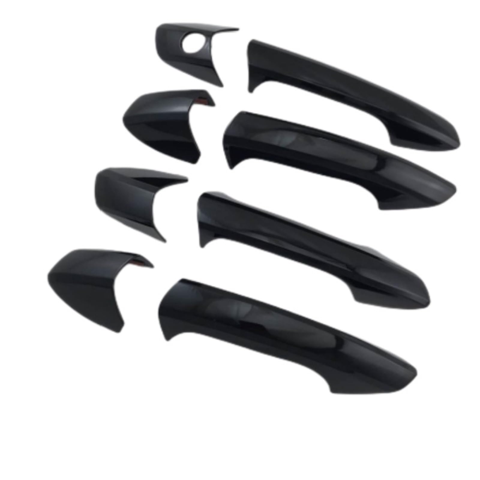 Zhauyorv Black Door Handle Covers Compatible With Mercedes-Benz Cla-Class W117