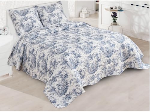 Générique Couvre LIT BOUTIS (Retro Bleu 22)
