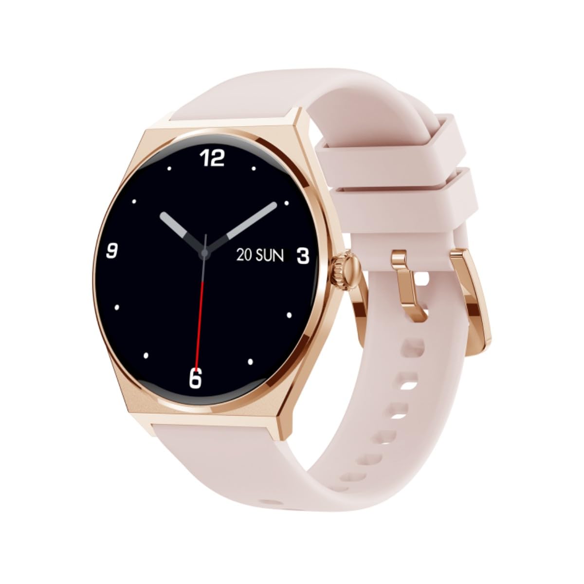 Maxcom Smartwatch Ecowatch 5 Gold, 1,43 Zoll AMOLED, 466 x 466 px, 200 mAh