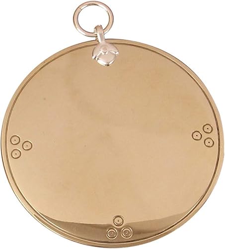 Espejo Feng Shui Bagua de 2.5 pulgadas, espejo malvado de cobre puro, espejo manual de chismes, espejo de doble cara, espejo cóncavo, espejo convexo