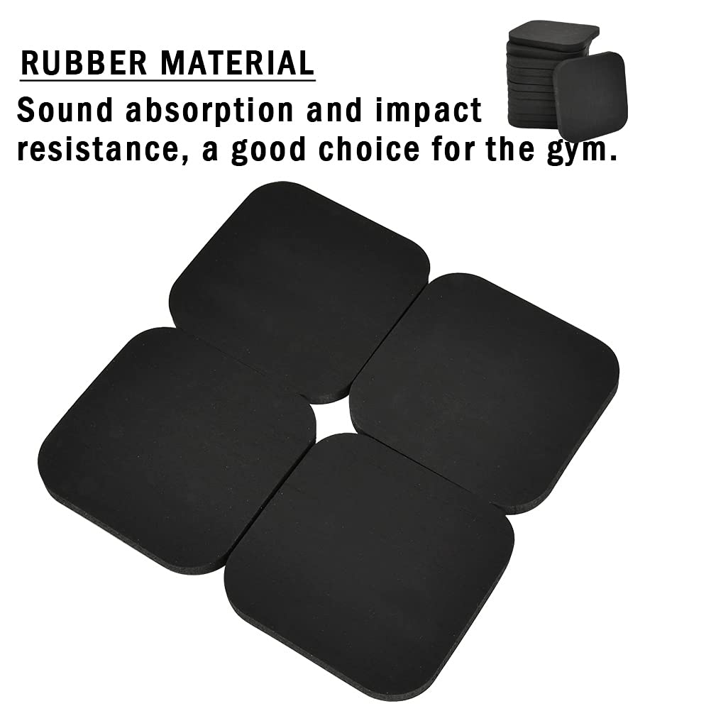 Tappetino Ammortizzante Per Tapis Roulant - 6 Pezzi Antivibrazione E Isolamento Acustico - Foto 2