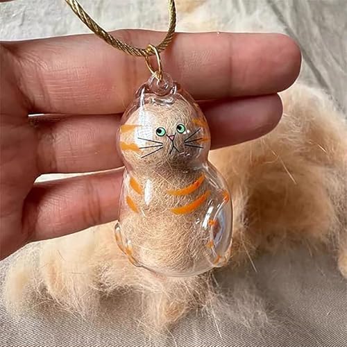 Souvenir commémoratif pour poils d'animaux, le porte-clés qui garde votre chat près de votre cœur