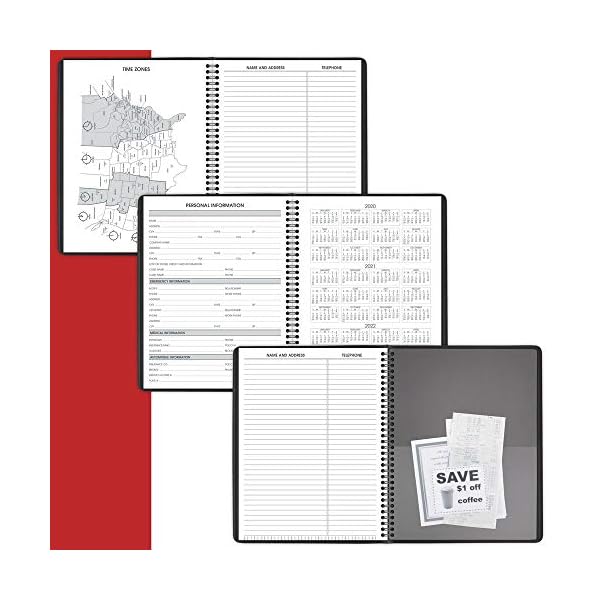 AT-A-GLANCE, Wochenplaner 2021, 14 x 21 cm, klein, 12 Monate, schwarz (700750521) – Bild 6
