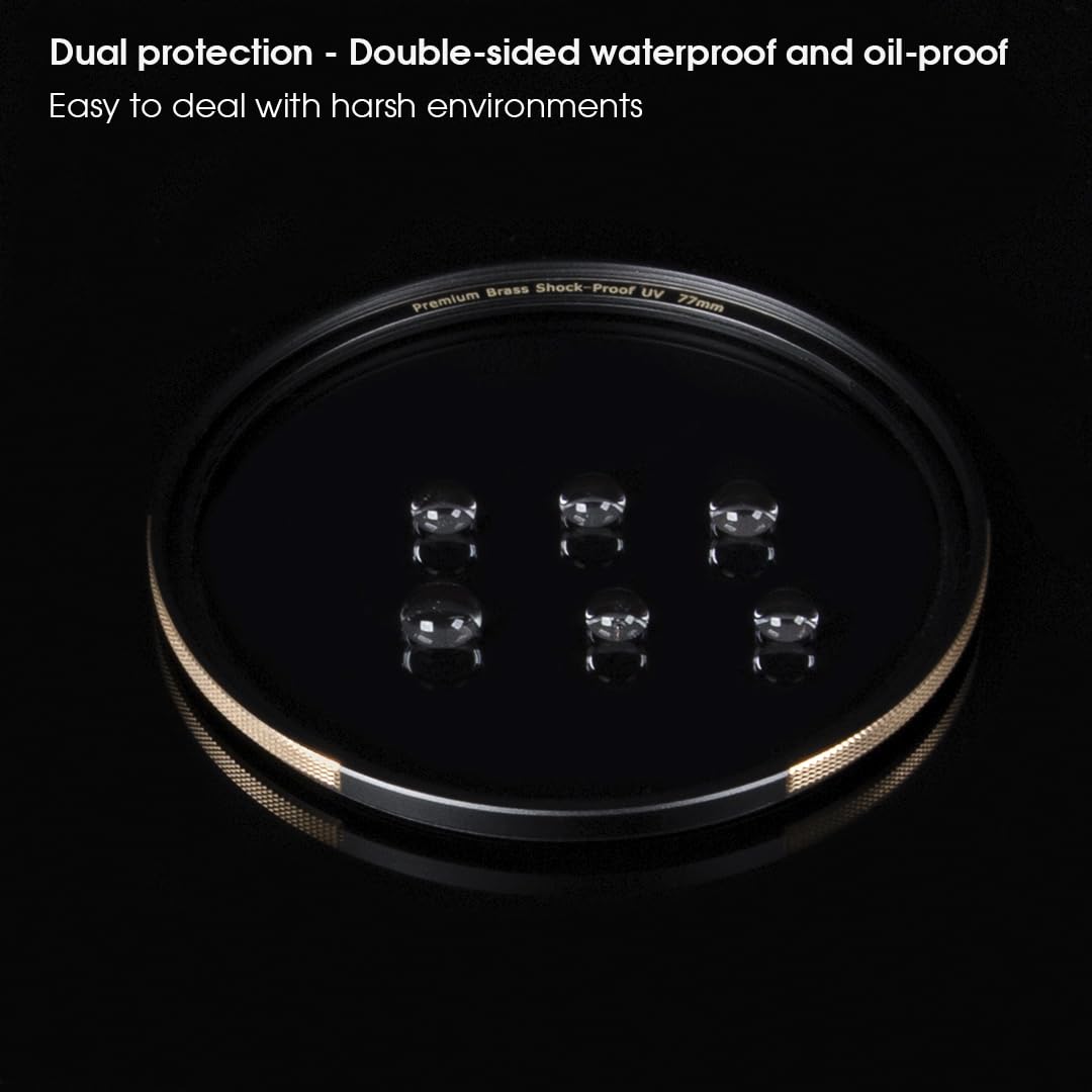 Haida Filtro MCUV de latón de alta calidad, vidrio óptico templado a prueba de golpes, ultrafino, ideal para gran angular (58 mm)