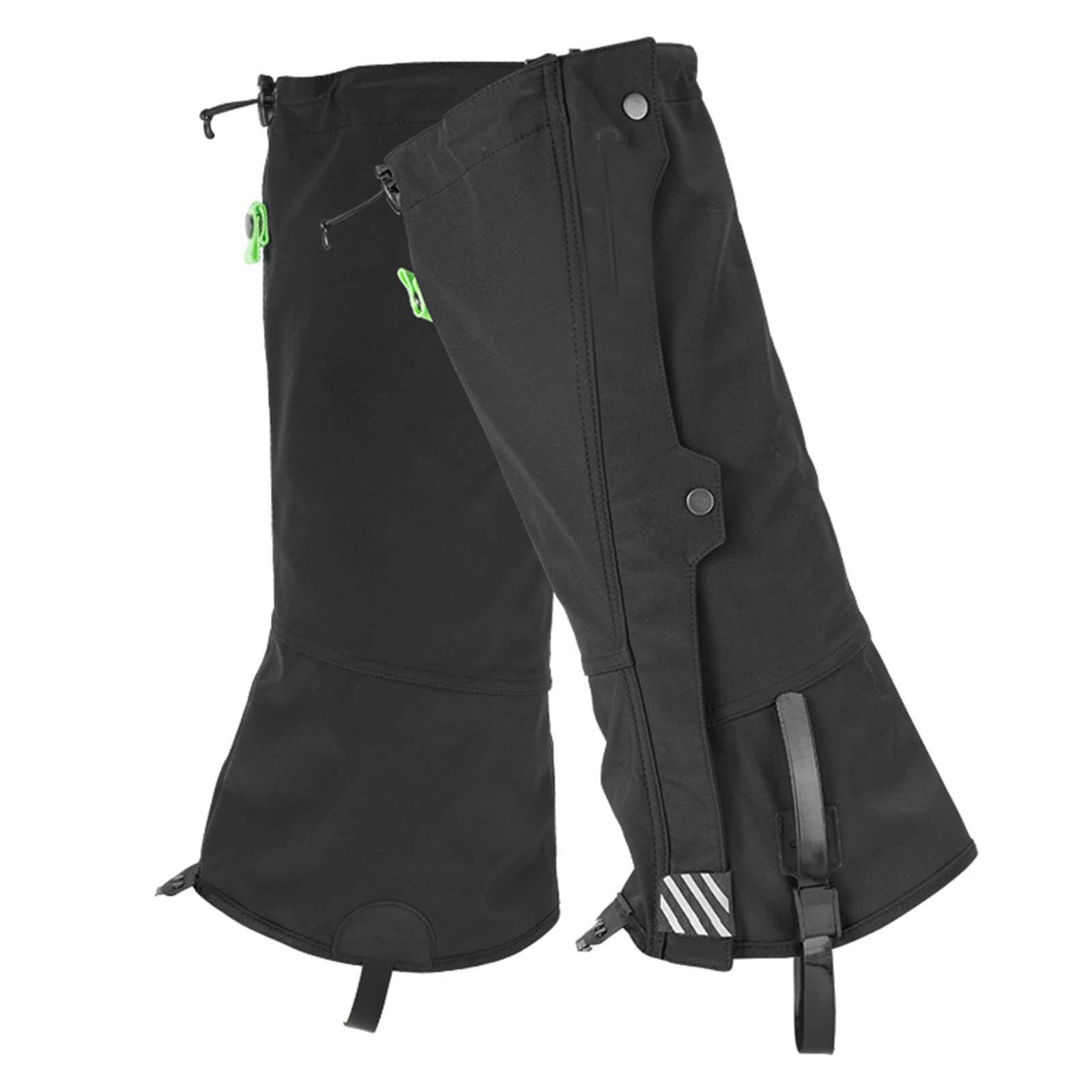 Ghette impermeabili per esterni, ghette da neve regolabili a piedi con cinturino in TPU per scarpe per escursionismo, arrampicata, caccia, sci.