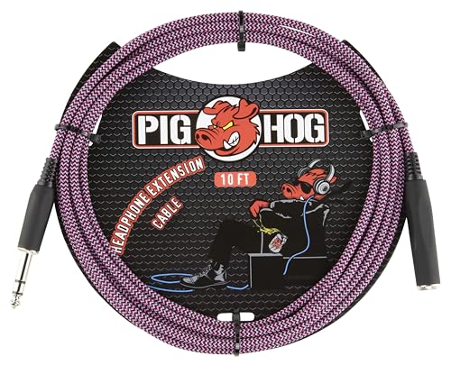 Rallonge pour casque 3 m Pig Hog PHX14-10RPP câble audio haute performance