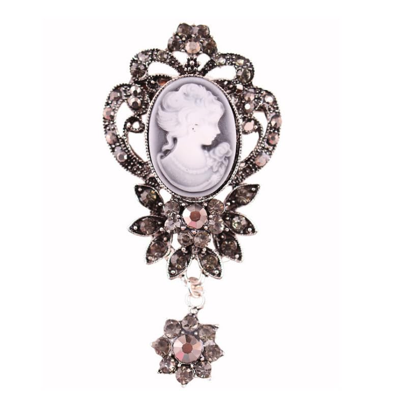 ftk Hollow Crystal Round Shape Small Zircon Lightweight Brooch Pin For Clothing Accessories-picture-8