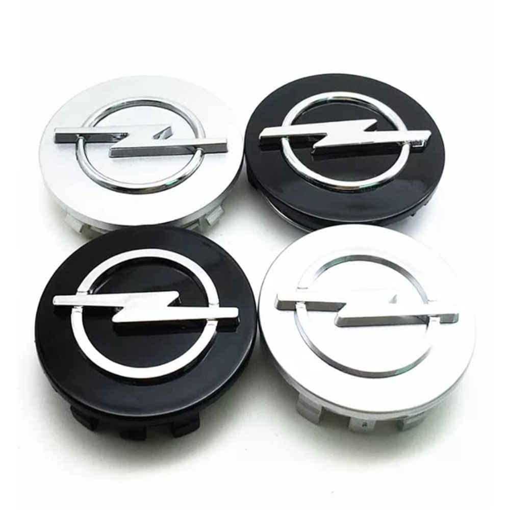 SkinoEu 4 x 65mm wielnaafdoppen velgdoppen naafdop, compatibel met VW 3B7 601 171 / 6U7 601 171 wieldoppen, velgendeksel Schedel Zwart CV 25
