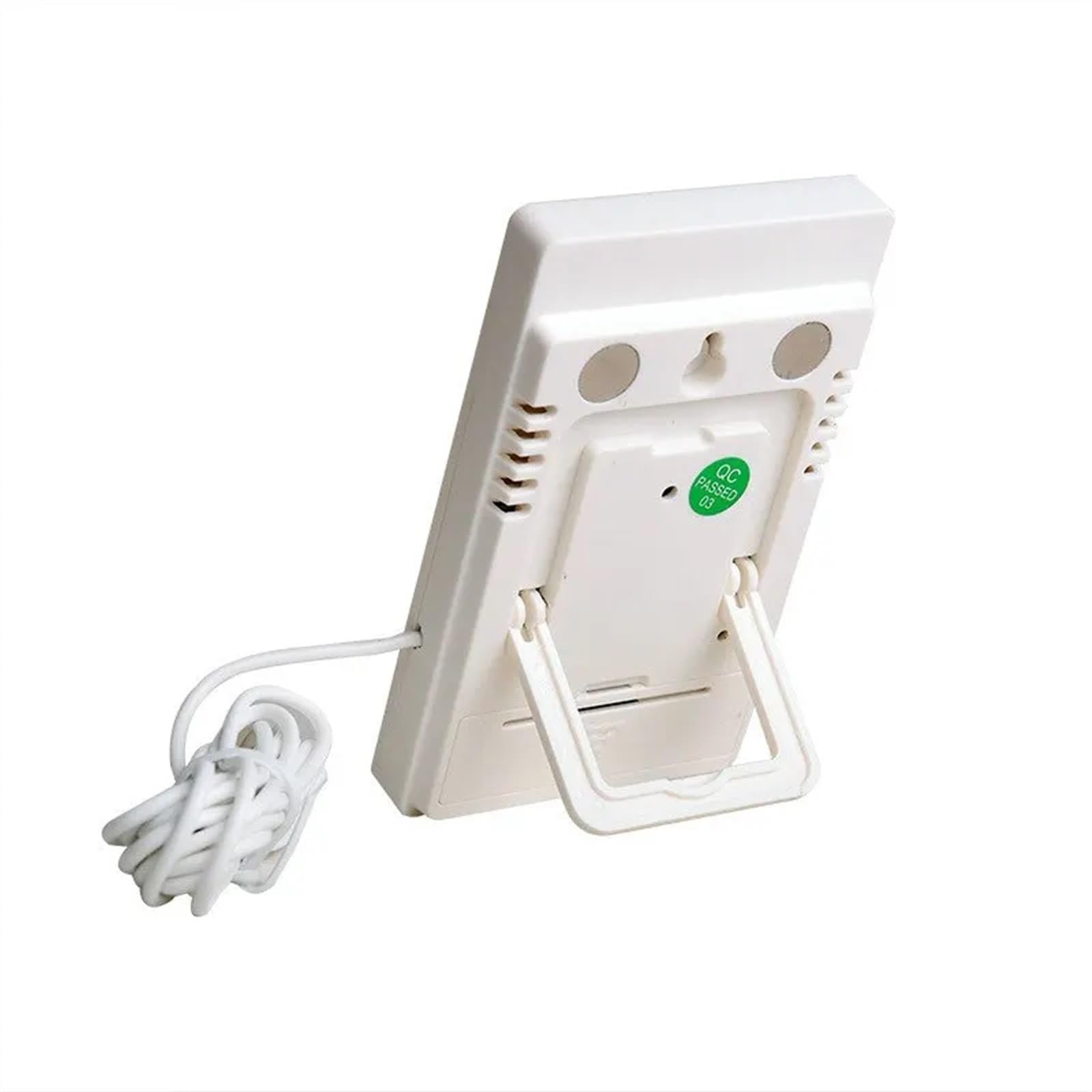 1 mini termómetro digital LCD, higrómetro, medidor de temperatura interior, sensor de humedad, medidor de instrumentos dorados.