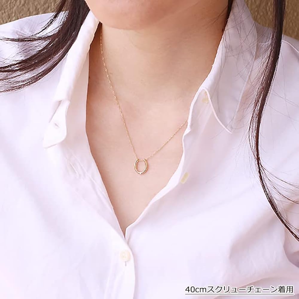 Amazon | 18金 ペンダントトップ 馬蹄 レディース K18 チャーム
